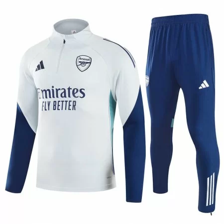 Arsenal 1/4 Zipper Soccer Sweatshirt + Pants Replica Gray 2025/26 Mens