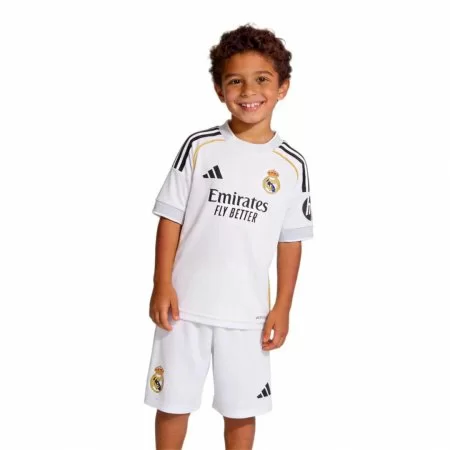Real Madrid Soccer Jersey + Short Replica Home 2025/26 Youth