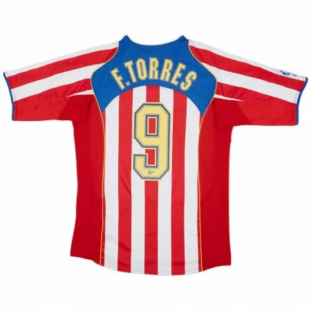 Atletico Madrid Soccer Jersey Replica Retro Home 2004/2005 Mens (Torres #9)